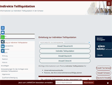 Tablet Screenshot of indirekte-teilliquidation.ch